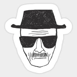 Heisenberg White Sticker